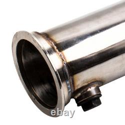 Exhaust V-band Downpipe 3 Decat For Vw Golf 5 6 Scirocco Volkswagen 2.0 Gti
