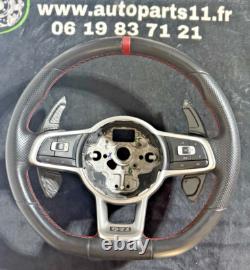 Flat Multifunction Leather Steering Wheel Volkswagen Golf VII GTI Genuine