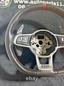 Flat Multifunction Leather Steering Wheel Volkswagen Golf VII GTI Genuine