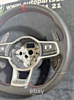 Flat Multifunction Leather Steering Wheel Volkswagen Golf VII GTI Genuine