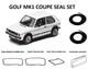 For Volkswagen Golf 1 Mk1 Gti Coupe Windows, Trunk Rubber Seals 1976-1987