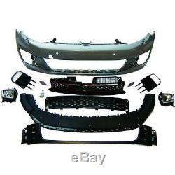 Front Bumper Volkswagen Golf 6 Gti Look 08 To 12 With Pdc