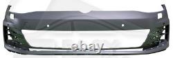 Front Bumper to Paint with Headlight Washer. For VOLKSWAGEN GOLF 7 GTI 03/13? 12/16