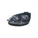 Front Left H7/h7 Headlight, Black Background, Volkswagen Golf 5 Gti 2003-2008