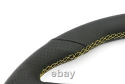 GTI Multifunction Yellow Leather Steering Wheel 1K0419091DA for Golf 5 Speed Pirelli EOS
