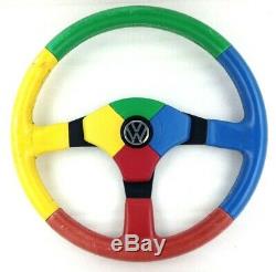 Genuine Leather Steering Momo Benetton, Harlequin Vw Polo Gti Golf Etc 7d