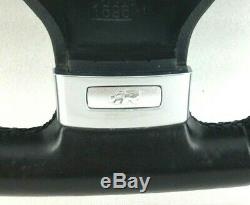 Genuine Vw Golf R32 Black Leather Steering Wheel Passat Polo Etc. Gti 3e