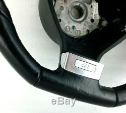 Genuine Vw Golf R32 Black Leather Steering Wheel Passat Polo Etc. Gti 3e