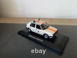 Golf Gti Gendarmerie Rijkswacht 1/43 Minichamps