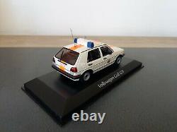 Golf Gti Gendarmerie Rijkswacht 1/43 Minichamps