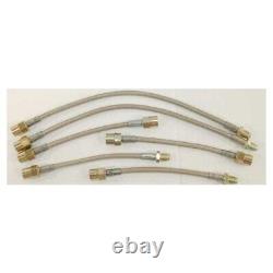 Goodridge 6 Flexible Aviation Brake Lines Kit for Volkswagen Golf 1 GTI and Sci