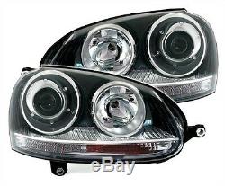 Headlights Taillights Vw Volkswagen Golf 5 2.0 Tdi 2.0 Tfc Gti R32 Look Gti Black