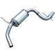 Inox Stainless Tube Inoxcar Volkswagen Golf 5 Gti With Silencer