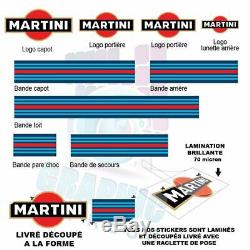 Kit Martini Racing Volkswagen Golf 5 Sticker Decal Stickers Racing Gti Mk5