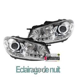 Led Headlights With Daylights Diurnes Look Pack Gti For Vw Volkswagen Golf 6 03