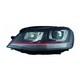 Left Front Xenon Headlight H7/ds3 Volkswagen Golf 7 Gti Phase 1 2013-2017