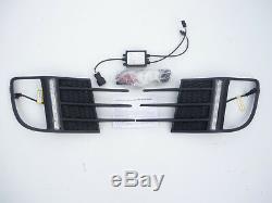 Lighthouse Anti-fog Grille With Led Drl For Volkswagen Golf Gti Mk6 2009-2012