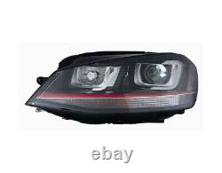 Lighthouse Front Xenon Left Volkswagen Golf VII Gti Since 2012 Parabole Noire