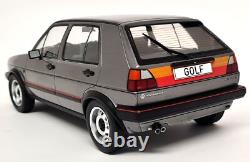 MCG 1/18 Volkswagen Golf GTi Mk2 1984 Dark Metallic Grey Diecast Scale Model Car