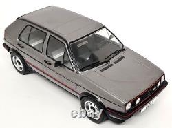 MCG 1/18 Volkswagen Golf GTi Mk2 1984 Dark Metallic Grey Diecast Scale Model Car