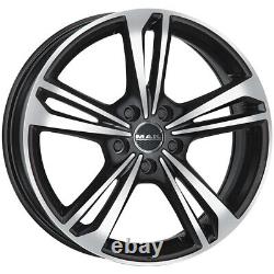 Mak Emblem Wheels Rims for Volkswagen Golf VIII GTI 7.5x17 5x112 Black M Fae