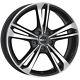 Mak Emblem Wheels Rims For Volkswagen Golf Viii Gti 7.5x17 5x112 Black M Fae