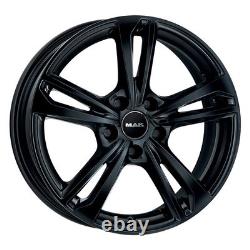 Mak Emblem Wheels for Volkswagen Golf VIII GTI 8x18 5x112 Gloss Black E5o