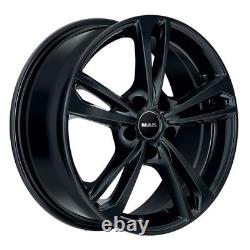 Mak Emblem Wheels for Volkswagen Golf VIII GTI 8x18 5x112 Gloss Black E5o