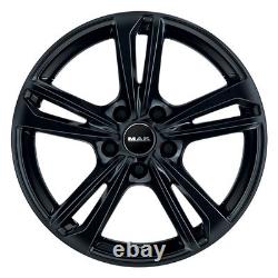 Mak Emblem Wheels for Volkswagen Golf VIII GTI 8x18 5x112 Gloss Black E5o