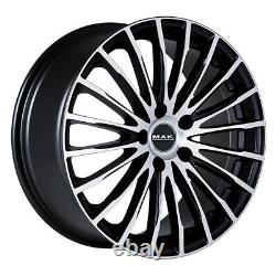 Mak Fatale Wheels Rims for Volkswagen Golf VIII Gti 8x18 5x112 Ice Black Zlm