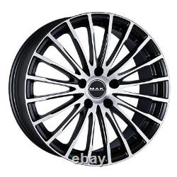 Mak Fatale Wheels Rims for Volkswagen Golf VIII Gti 8x18 5x112 Ice Black Zlm