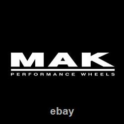 Mak Icona Wheels For Volkswagen Golf VIII Gti 7x18 5x114.3 And 40 Blac C27