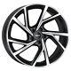 Mak Kassel Wheels Rims For Volkswagen Golf Viii Gti 8x18 5x112 Black Mirr Z6y