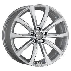 Mak Wolf Wheels Rims for Volkswagen Golf VIII GTI 7x17 5x112 Silver Umx