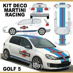 Martini Racing Kit Golf Gti Mk5 5 Volkswagen Sticker Decal Stickers