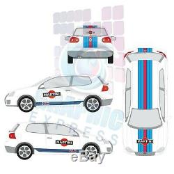 Martini Racing Kit Golf Gti Mk5 5 Volkswagen Sticker Decal Stickers