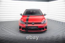 Maxton Black Front Bumper Lip for Volkswagen Golf GTI Clubsport Mk7