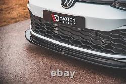 Maxton Blade Pare-chocs Front V. 5 Volkswagen Golf 8 Gti Textured