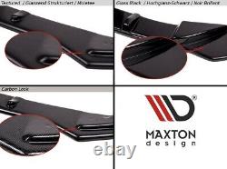 Maxton Central Rear Splitter Volkswagen Golf 8 GTI Clubsport Carbon Look