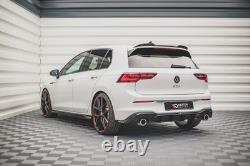 Maxton Complete Rear Diffuser V. 2 Volkswagen Golf GTI Mk8 Gloss Black