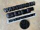 Mk1 Golf Gti Cabriolet Sportline Rivage Karmann Rear (4) Badge Set