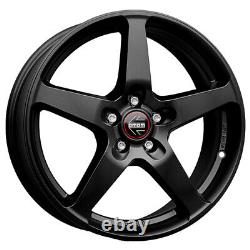 Momo Five Wheels Rims for Volkswagen Golf VIII GTI 7x17 5x112 Matt Black 0uy