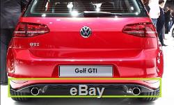 New Genuine Vw Golf Gti Mk7 13-17 Rear Bumper Diffuser