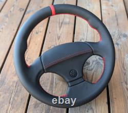 New LEATHER Steering Wheel for VW Volkswagen Golf MK2 MK3 GTI VR6 Vento Corrado