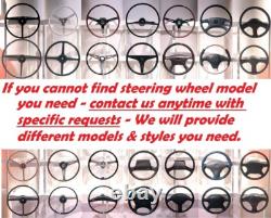 New LEATHER Steering Wheel for VW Volkswagen Golf MK2 MK3 GTI VR6 Vento Corrado