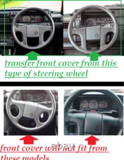 New Leather Steering Wheel VW Volkswagen Golf MK3 MK2 II III VR6 GTI Red Stripe