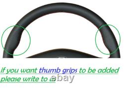 New Leather Steering Wheel VW Volkswagen Golf MK3 MK2 II III VR6 GTI Red Stripe