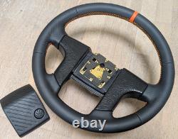 New Leather Steering Wheel for VW Volkswagen MK2 Golf II 2 GTI VR6 Orange OEM