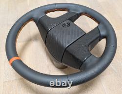 New Leather Steering Wheel for VW Volkswagen MK2 Golf II 2 GTI VR6 Orange OEM