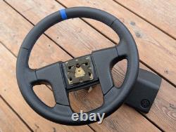 New leather steering wheel for VW Volkswagen MK2 Golf II 2 GTI blue dot OEM